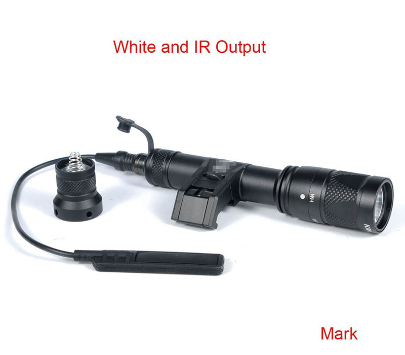 SF IFM M600V IR Dual Output Flashlight Black